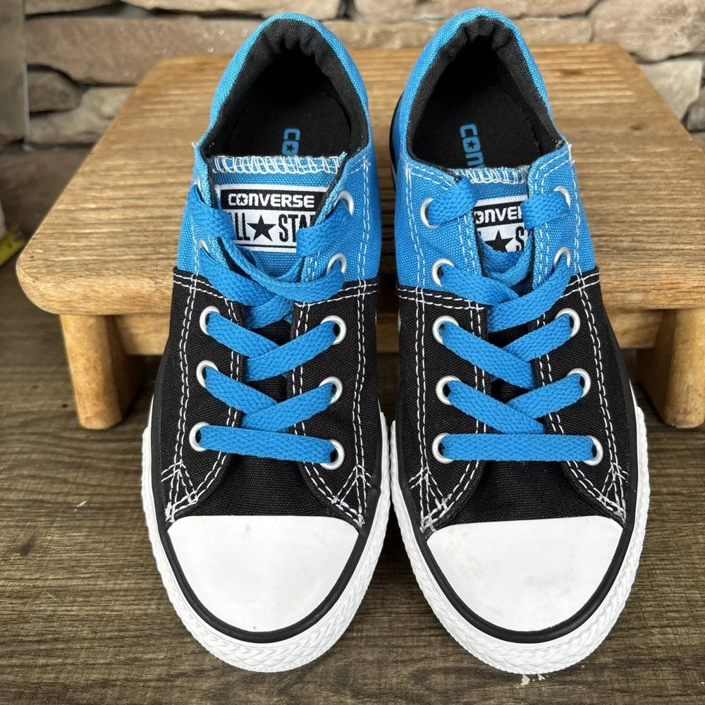 Converse Chuck Taylor All Star Youth Boy's Lace Up Shoes Royal Blue/Black (13.5)